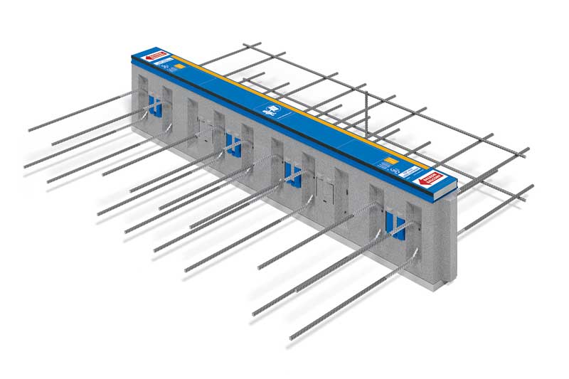  Zbrojony łącznik balkonowy